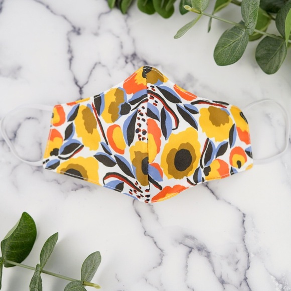 Hand Crafted Accessories - 3 layers with filter pocket face mask